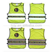 high visibility low elastic yarn reflective security vest for babies